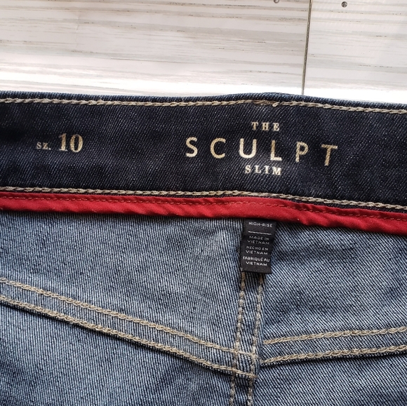 WHBM High-Rise Sculpt Slim Jeans - Picture 6 of 6